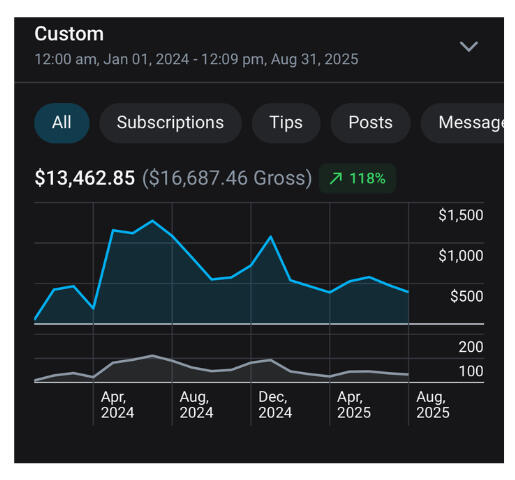 20-Months Revenue - Paid Page